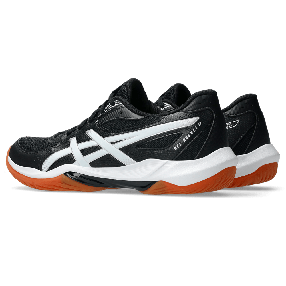 Asics Gel-Rocket 12 Tenis negro de mujer para indoor