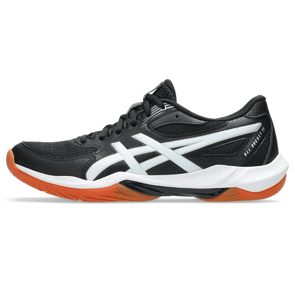 Asics Gel-Rocket 12 Tenis negro de mujer para indoor