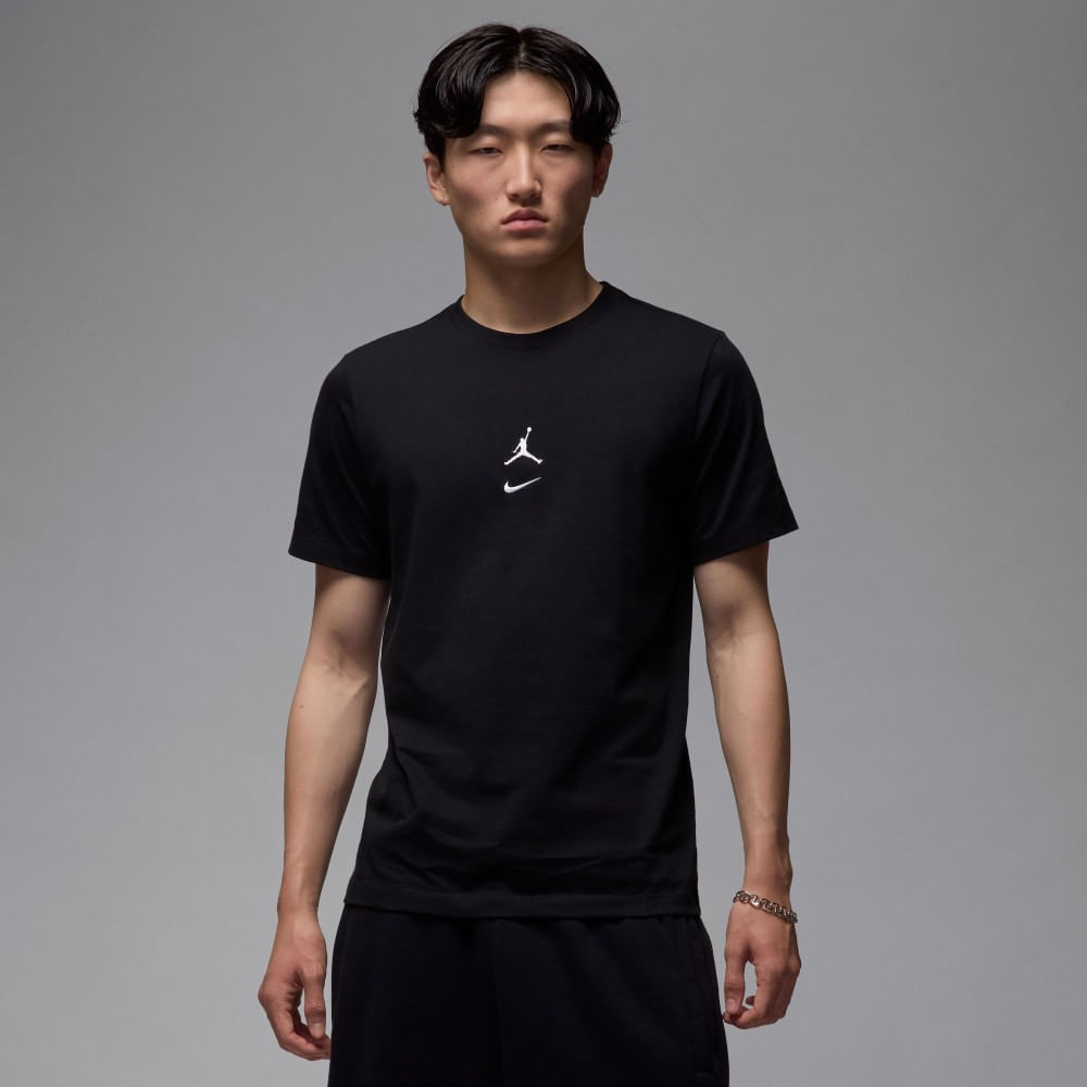 Nike M J Mvp Jumpman Ss Crew Camiseta Manga Corta negro de hombre lifestyle