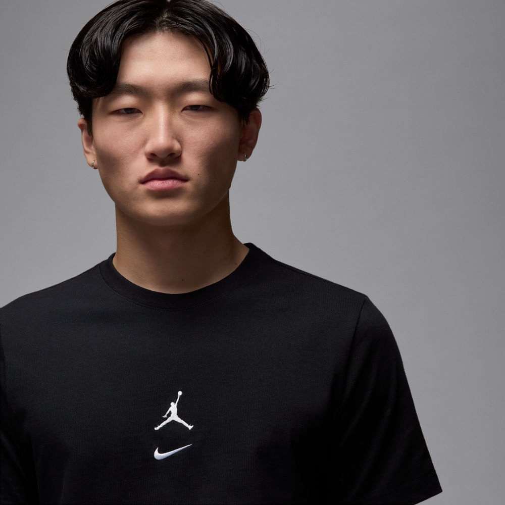 Nike M J Mvp Jumpman Ss Crew Camiseta Manga Corta negro de hombre lifestyle