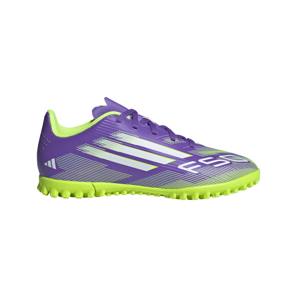 Adidas Guayos F50 Club De Ninos Para Pasto Sint morado de niño para futbol