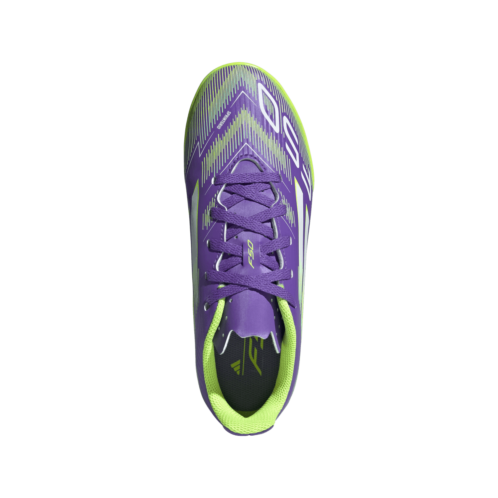 Adidas Guayos F50 Club De Ninos Para Pasto Sint morado de niño para futbol