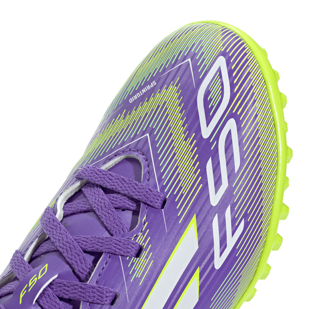 Adidas Guayos F50 Club De Ninos Para Pasto Sint morado de niño para futbol