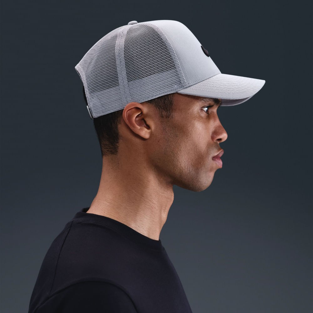 Nike U Nk Rise Cap S Cb Swsh Tkr L Gorra gris de hombre lifestyle