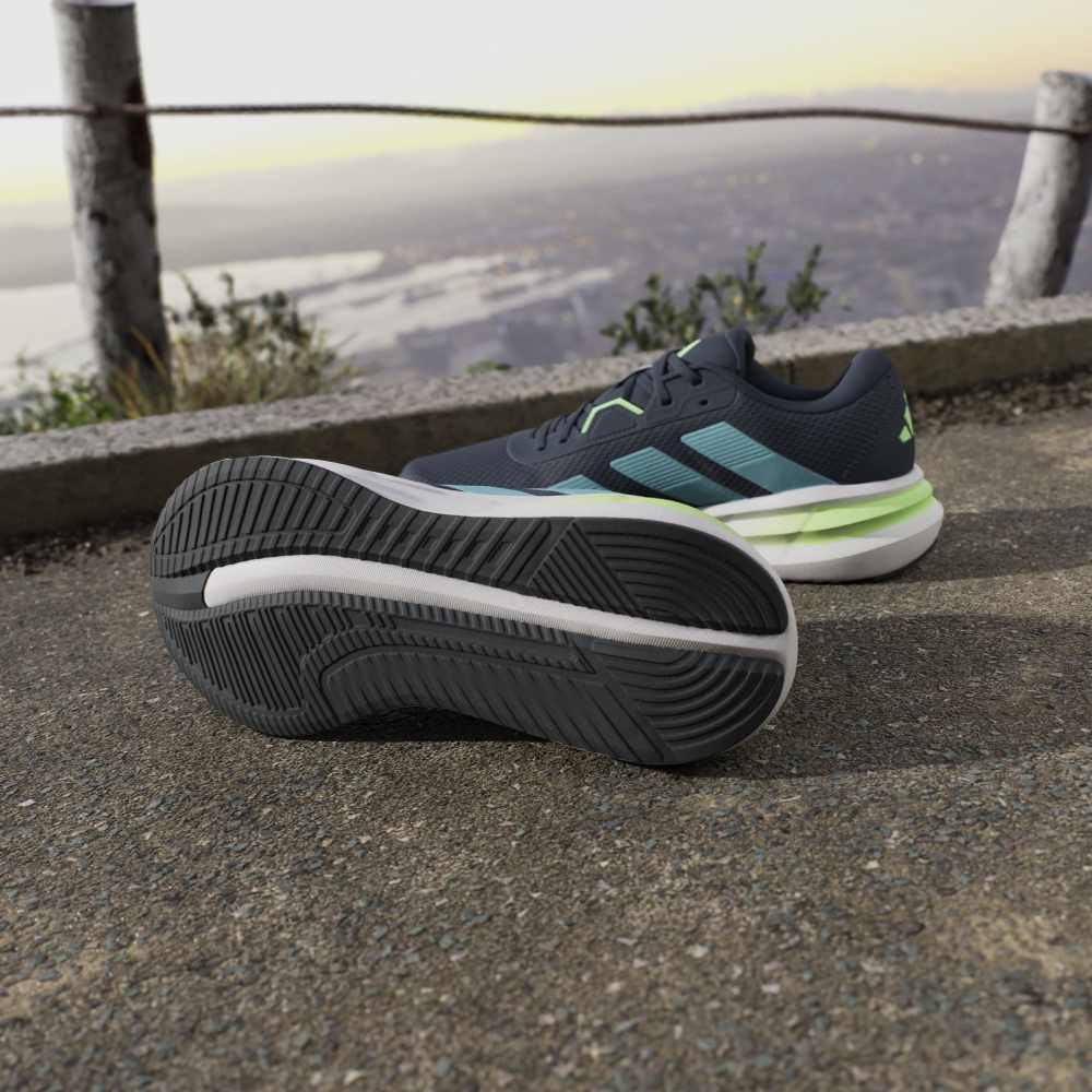Adidas Tenis Galaxy 7 azul de hombre para correr