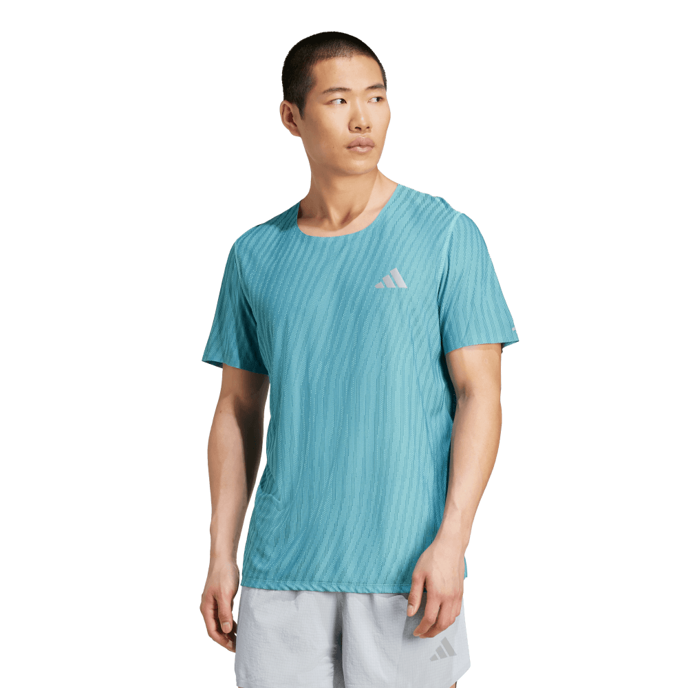 Adidas Adi365 Co Tee M Camiseta Manga Corta azul de hombre para correr