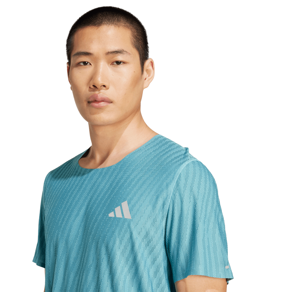 Adidas Adi365 Co Tee M Camiseta Manga Corta azul de hombre para correr
