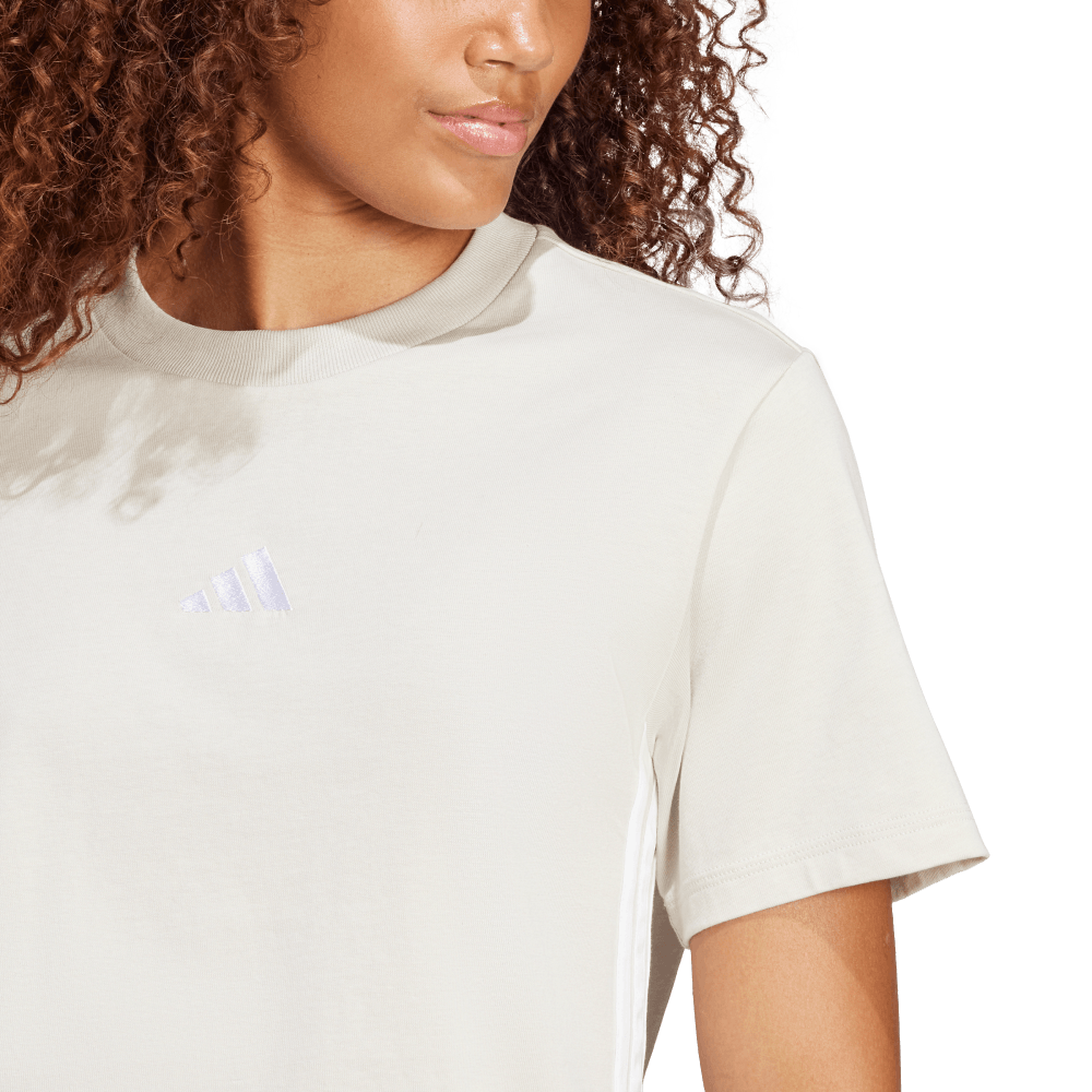 Adidas W 3S Sj T Camiseta Manga Corta beige de mujer lifestyle