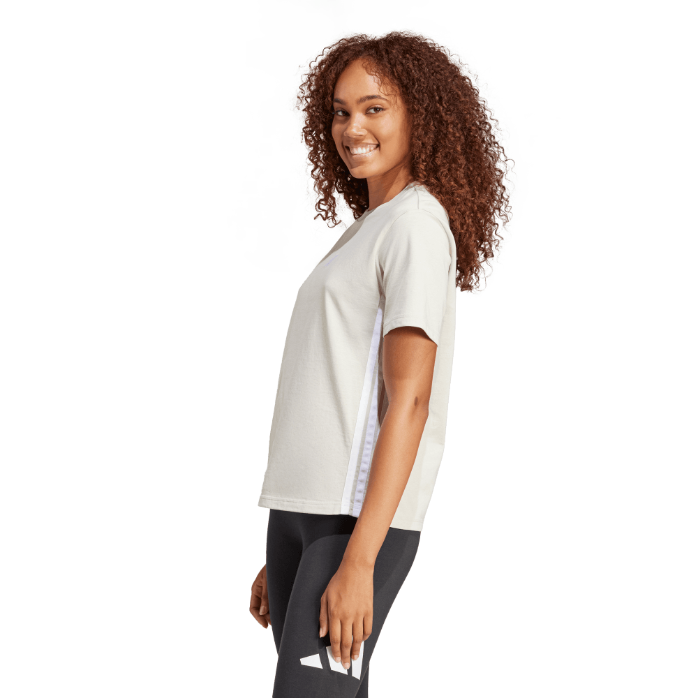 Adidas W 3S Sj T Camiseta Manga Corta beige de mujer lifestyle