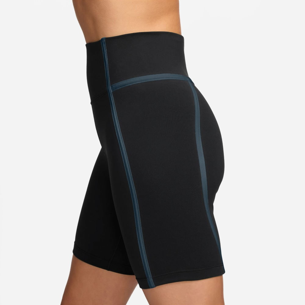 Nike W Nk Df One Hr 8In Short Sport Licra negro de mujer para entrenamiento