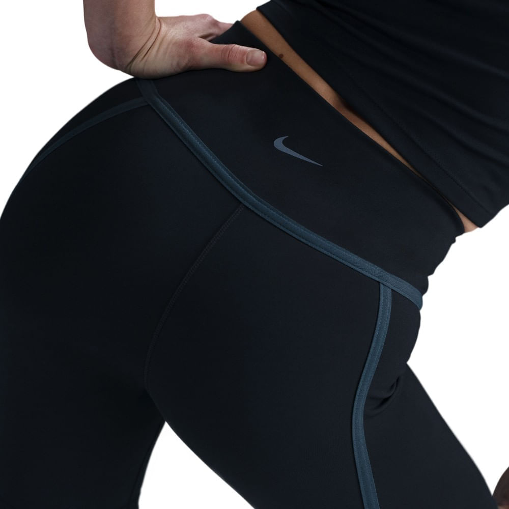 Nike W Nk Df One Hr 8In Short Sport Licra negro de mujer para entrenamiento