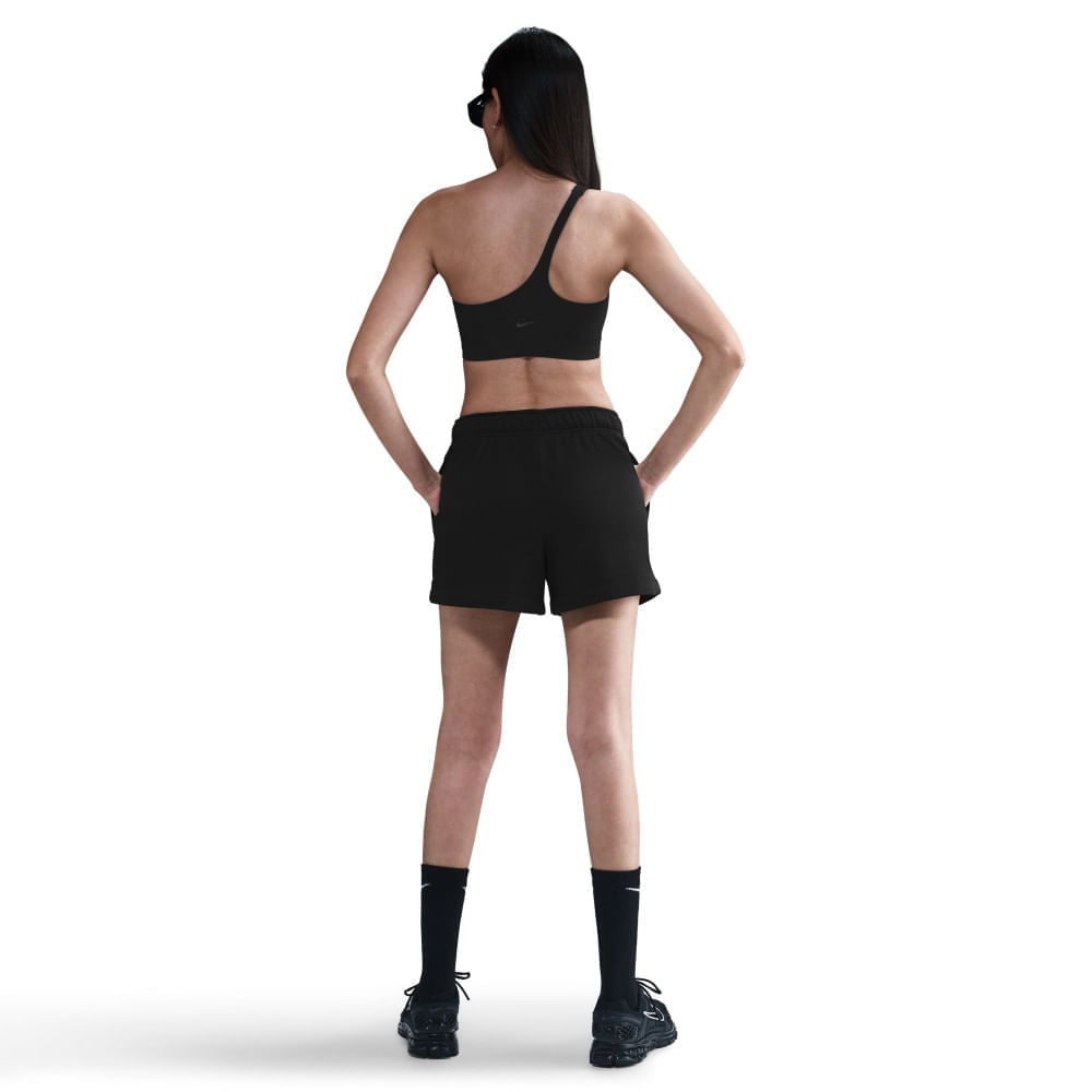 Nike W Nsw Club Flc Ft Mr 4 Gx Sht Pantaloneta negro de mujer lifestyle