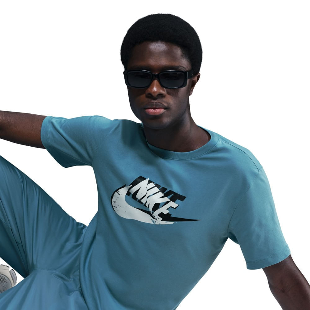 Nike M Nsw Tee 12Mo Futura Camiseta Manga Corta azul de hombre lifestyle