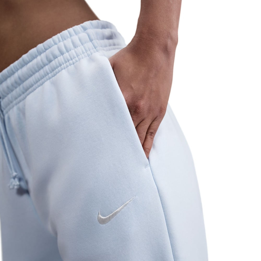 Nike W Nsw Phnx Flc Hr Os Pant 2 Pantalón azul de mujer lifestyle