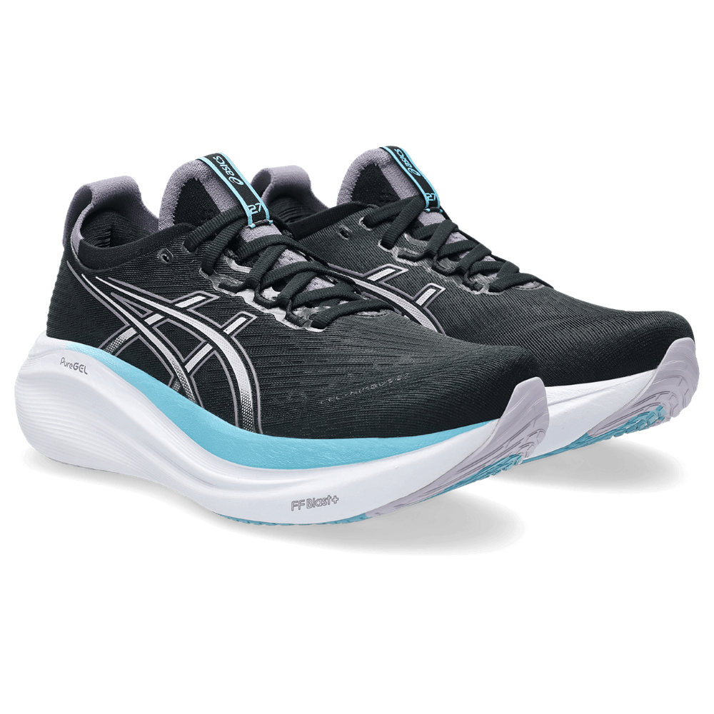 Asics Gel-Nimbus 27 Tenis negro de mujer para correr