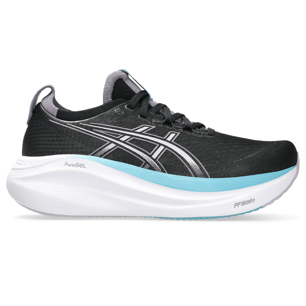 Asics Gel-Nimbus 27 Tenis negro de mujer para correr