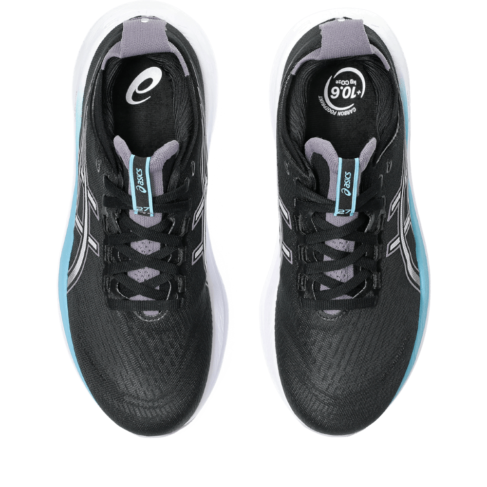 Asics Gel-Nimbus 27 Tenis negro de mujer para correr