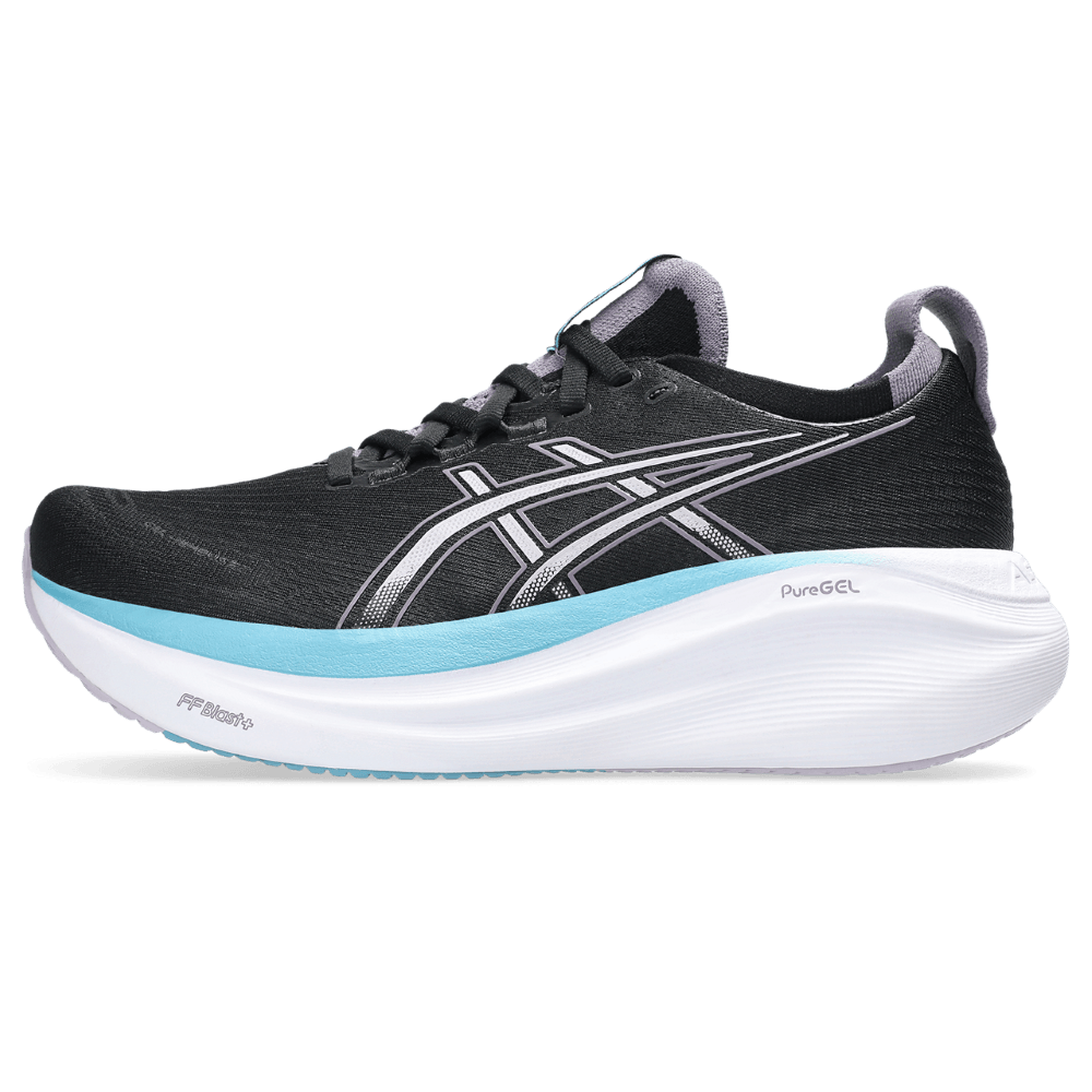 Asics Gel-Nimbus 27 Tenis negro de mujer para correr