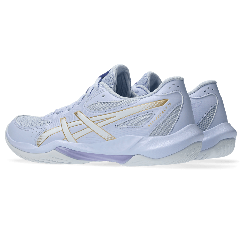 Asics Gel-Rocket 12 Tenis azul de mujer para indoor