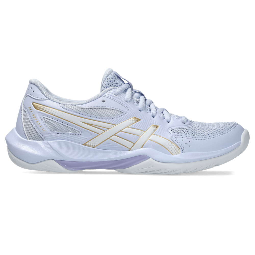 Asics Gel-Rocket 12 Tenis azul de mujer para indoor