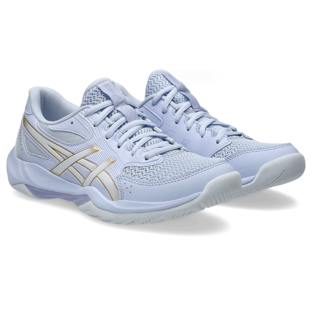 Asics Gel-Rocket 12 Tenis azul de mujer para indoor