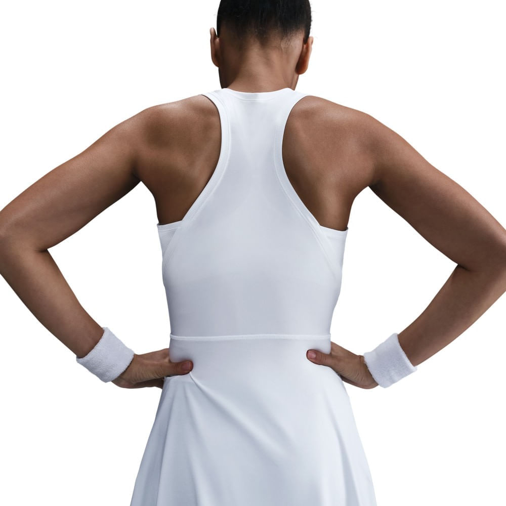 Nike W Nk Df Victory Dress Vestido blanco de mujer para tenis