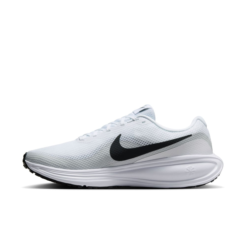 Nike Revolution 8 Tenis blanco de hombre para correr