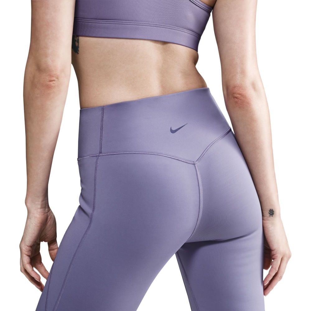 Nike W Nk Df Unvrsa Hr 8In Shrt Pkt Licra morado de mujer para entrenamiento