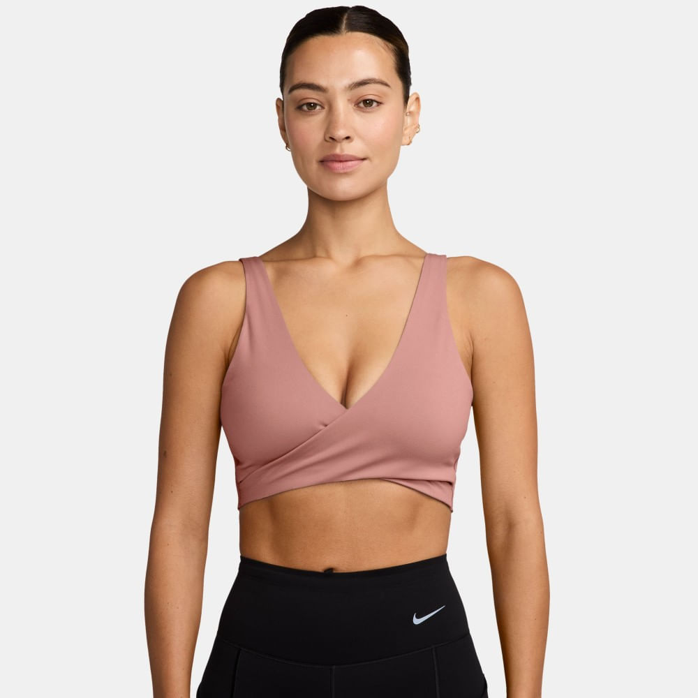 Nike W Nk1 Bra Capsule Top rosado de mujer para entrenamiento