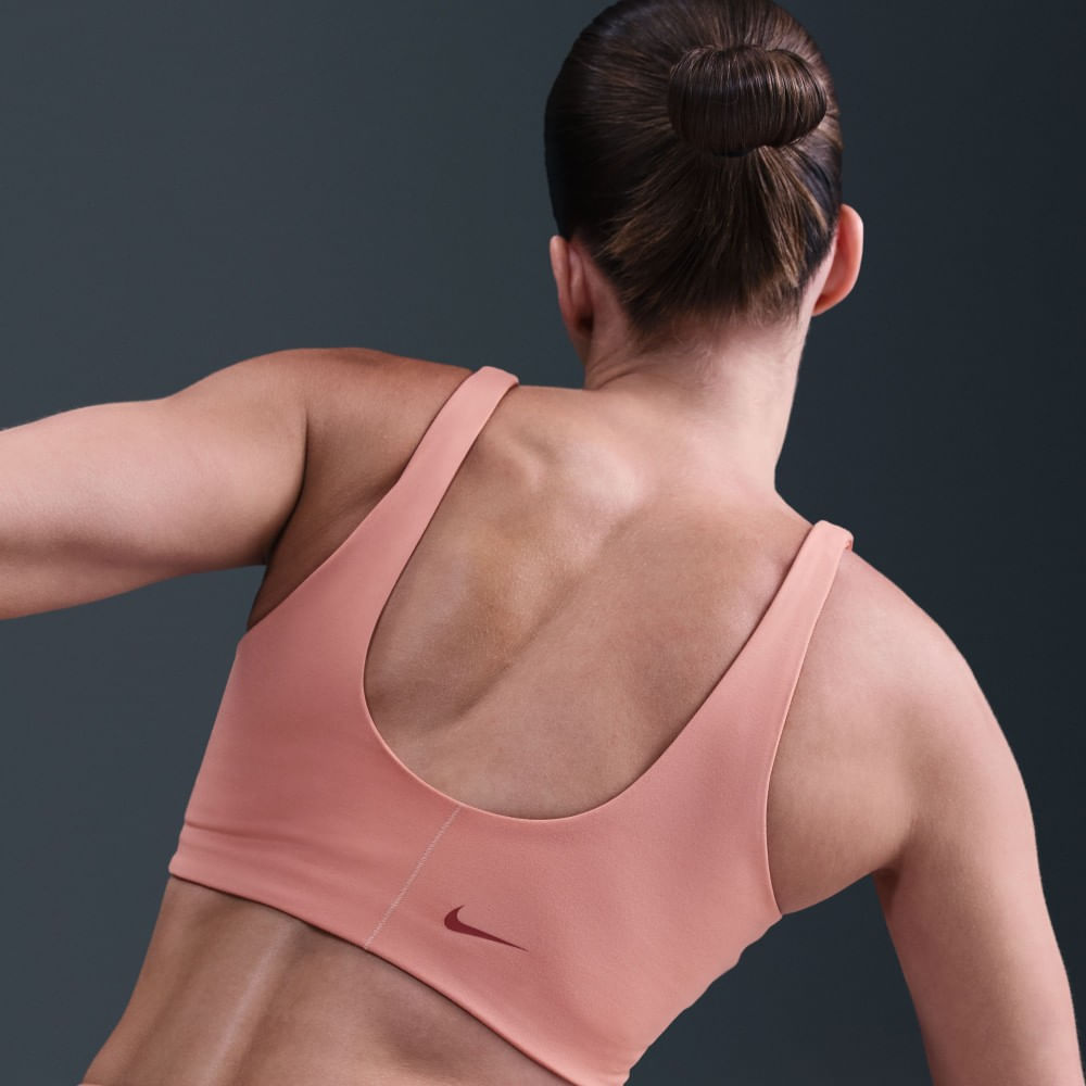 Nike W Nk1 Bra Capsule Top rosado de mujer para entrenamiento