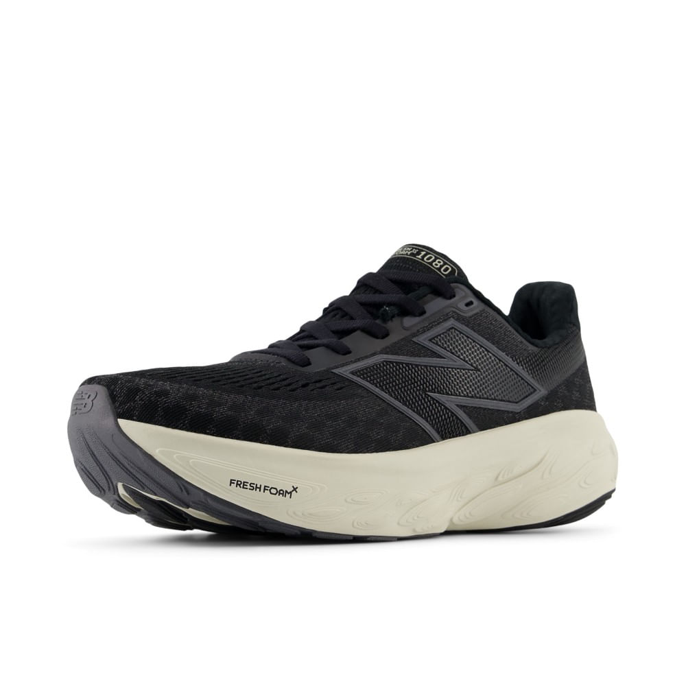 New Balance 1080 V14 Tenis negro de mujer para correr