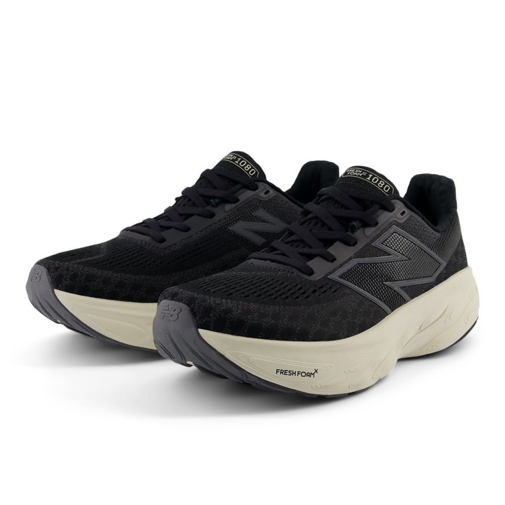 New Balance 1080 V14 Tenis negro de mujer para correr