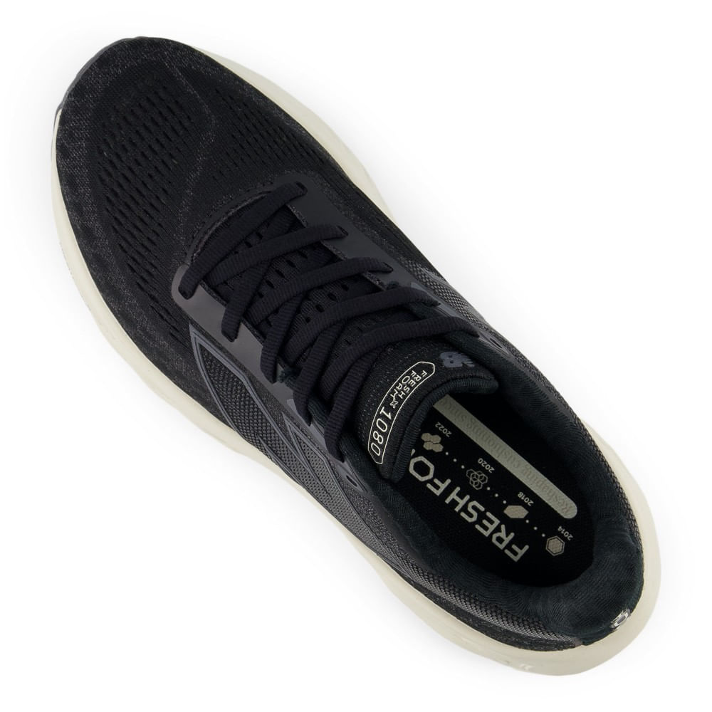 New Balance 1080 V14 Tenis negro de mujer para correr