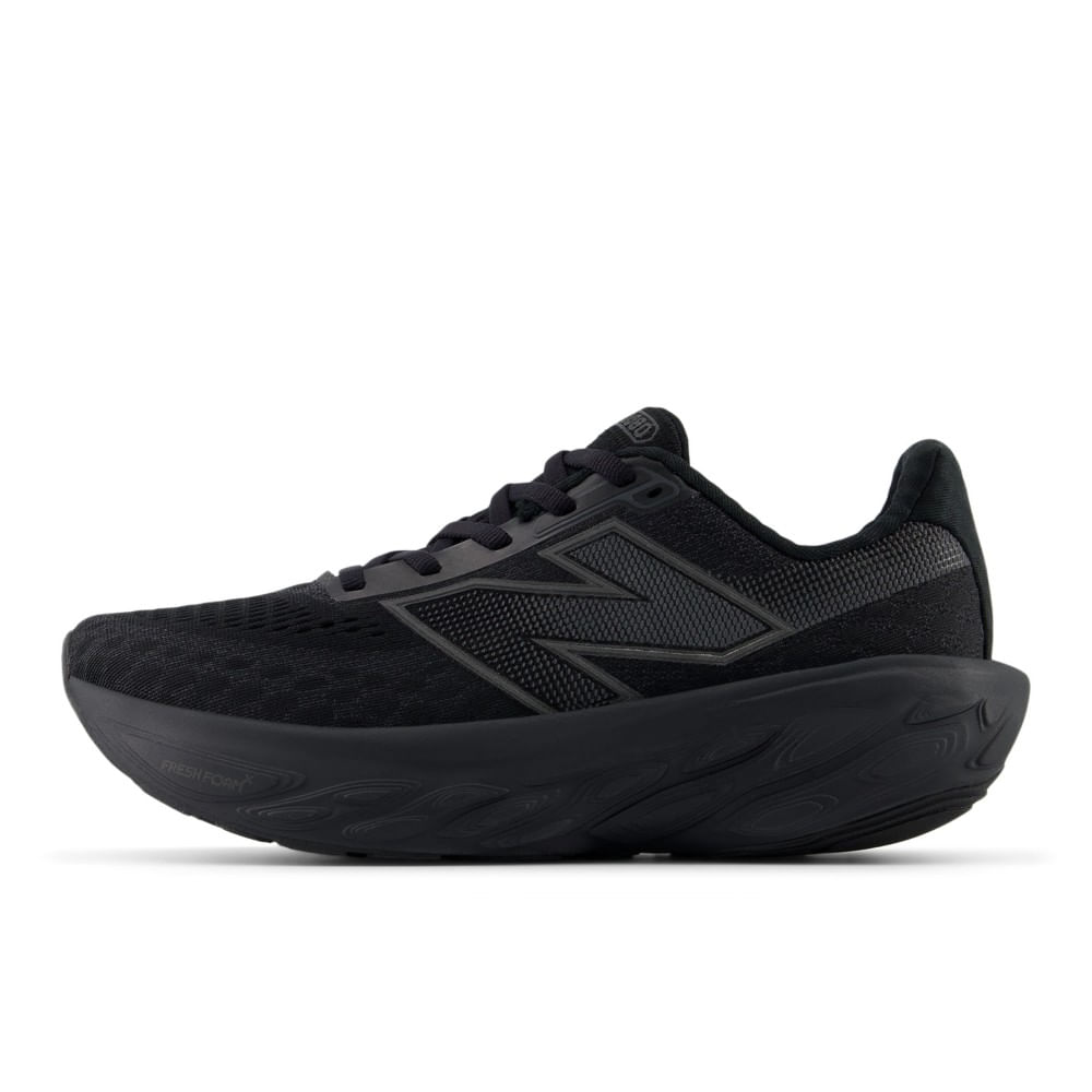New Balance 1080 V14 Tenis negro de mujer para correr