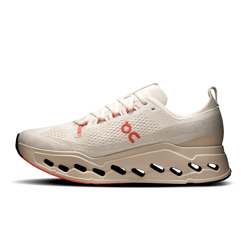 On Cloudsurfer Max Tenis beige de hombre para correr
