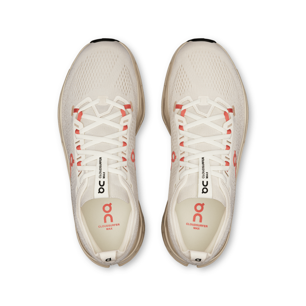 On Cloudsurfer Max Tenis beige de hombre para correr