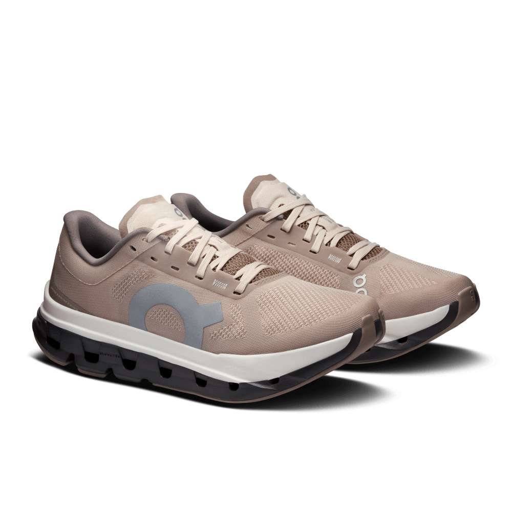 On Cloudflow 5 Tenis gris de mujer para correr