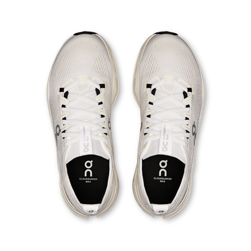 On Cloudsurfer Max Tenis blanco de mujer para correr