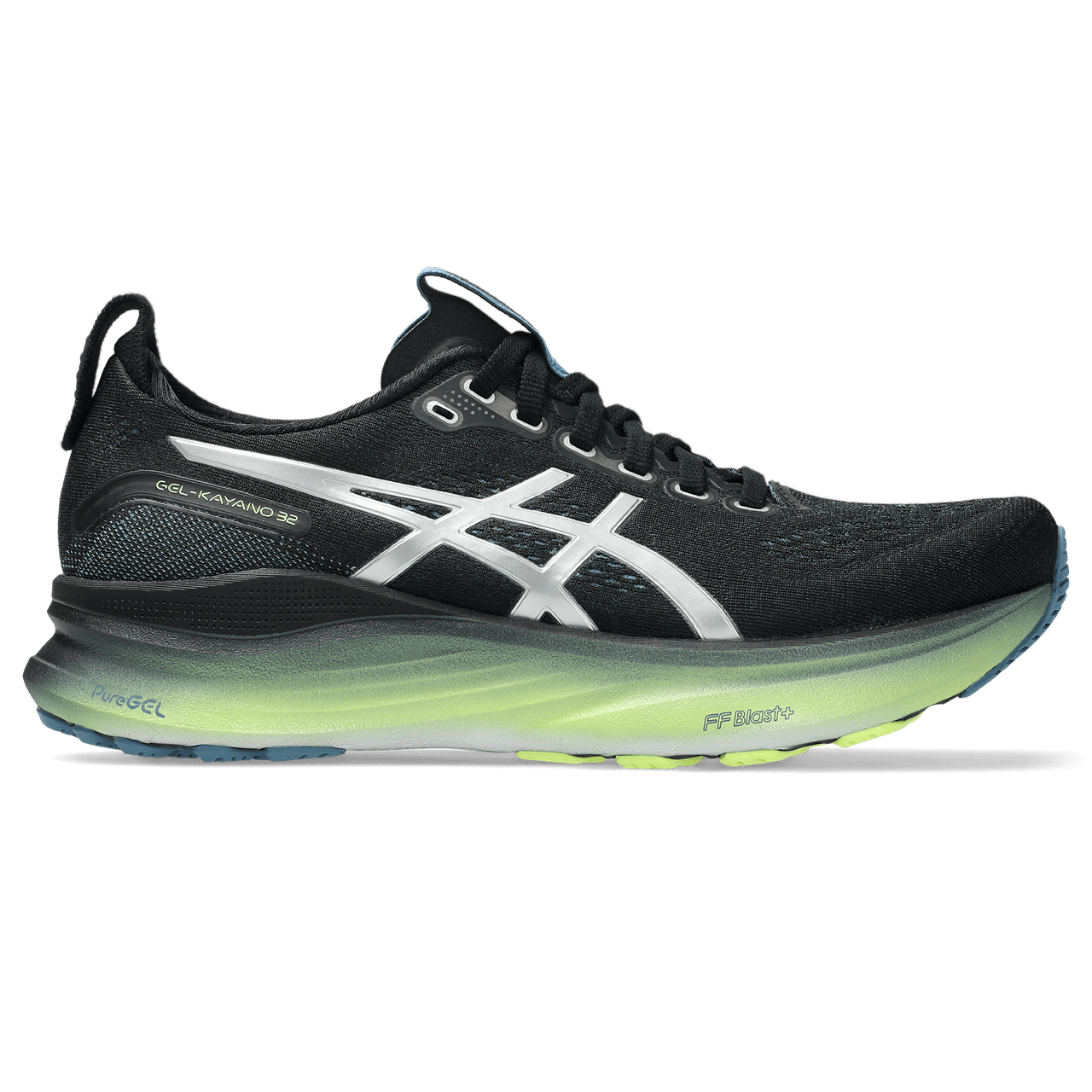 Asics Gel-Kayano 32 Luxe Tenis negro de mujer para correr