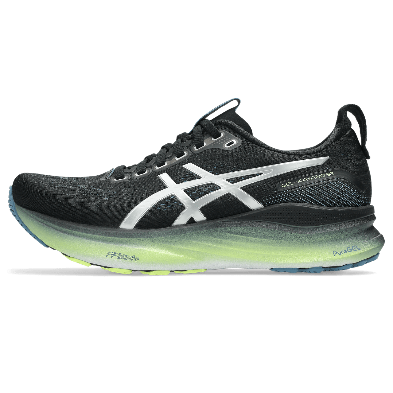 Asics Gel-Kayano 32 Luxe Tenis negro de mujer para correr