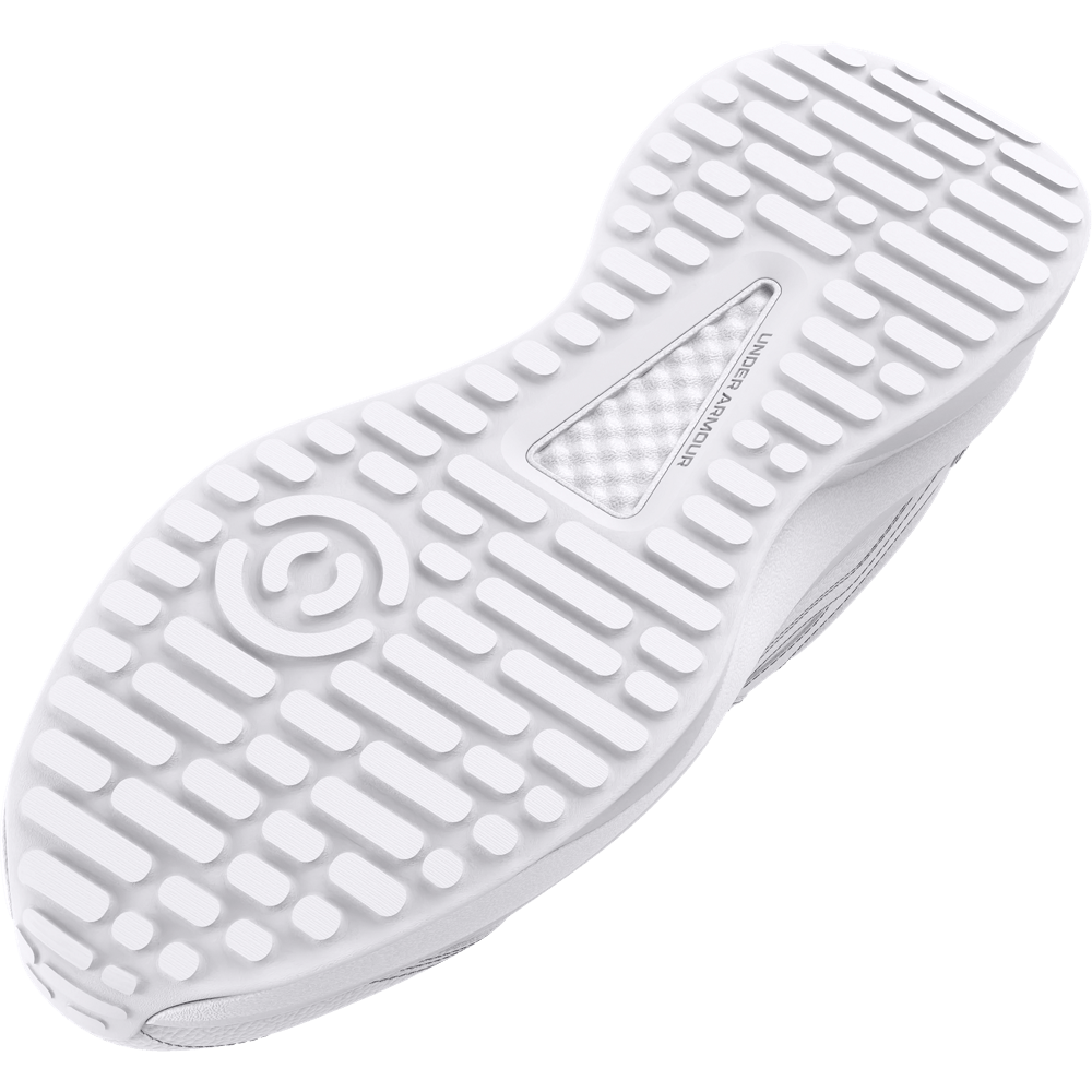 UA W Edge Lthr Tenis blanco de mujer para entrenamiento