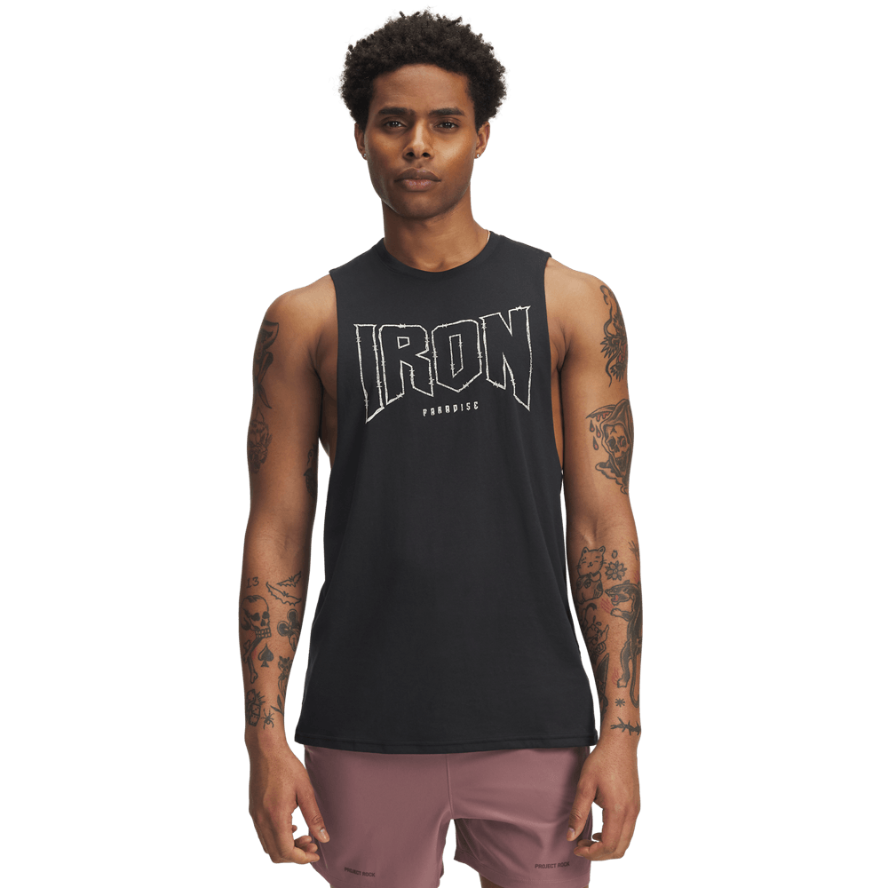 UA  Rck Payoff Tank Camiseta Manga Sisa negro de hombre lifestyle