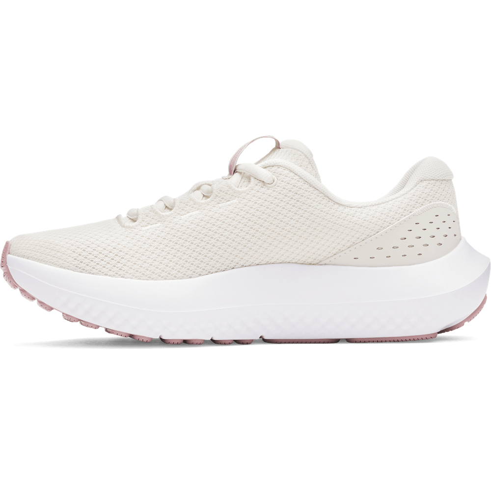 UA W Charged Surge 4 Tenis blanco de mujer para correr