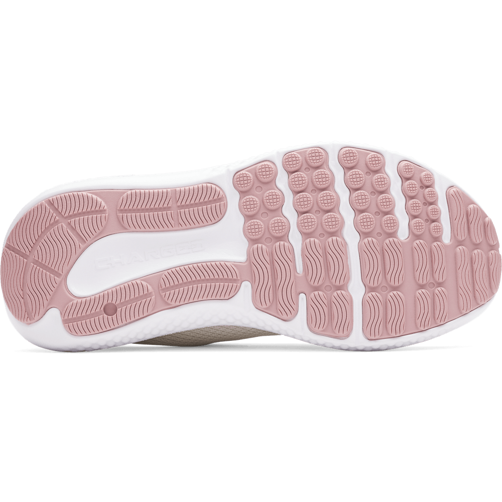 UA W Charged Surge 4 Tenis blanco de mujer para correr