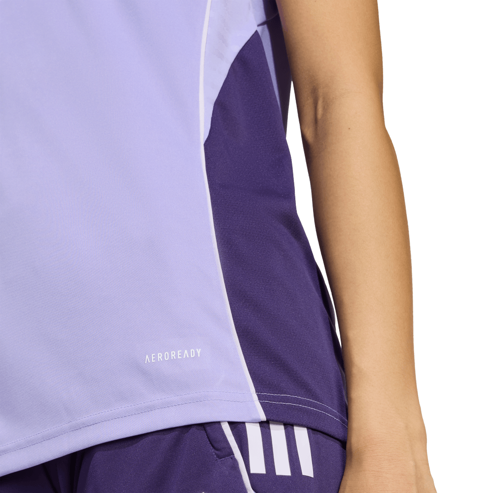 Adidas Tiro25C Tr Jsyw Camiseta Manga Corta morado de mujer para futbol