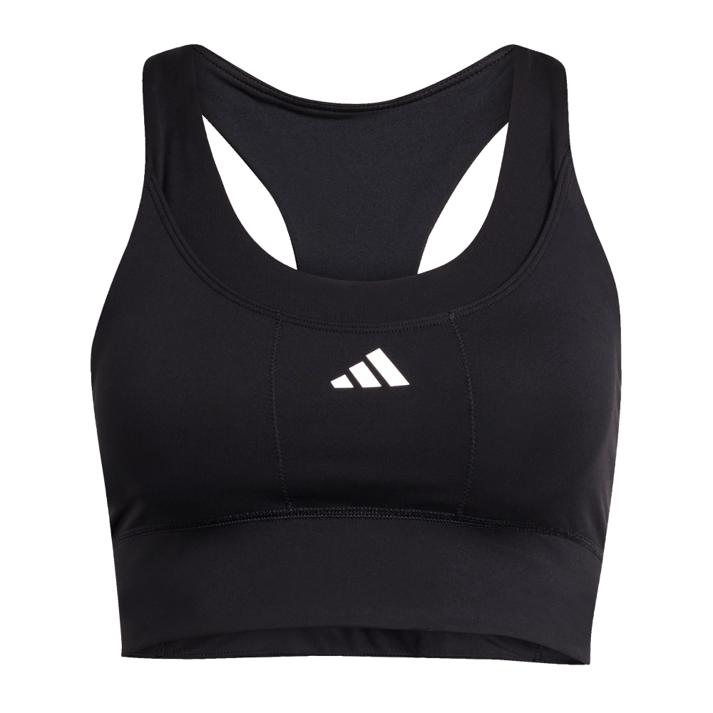 Adidas Top Deportivo Run Pocket Soporte Medio negro de mujer para entrenamiento