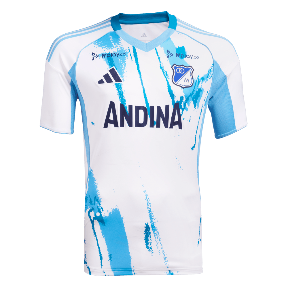 Adidas Camiseta visitante Millonarios temporada 25/26 blanco de hombre para futbol