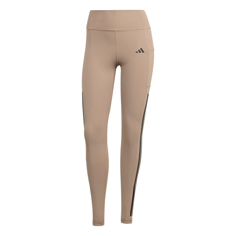 Adidas Opt 3S 1/1 Licra cafe de mujer para entrenamiento