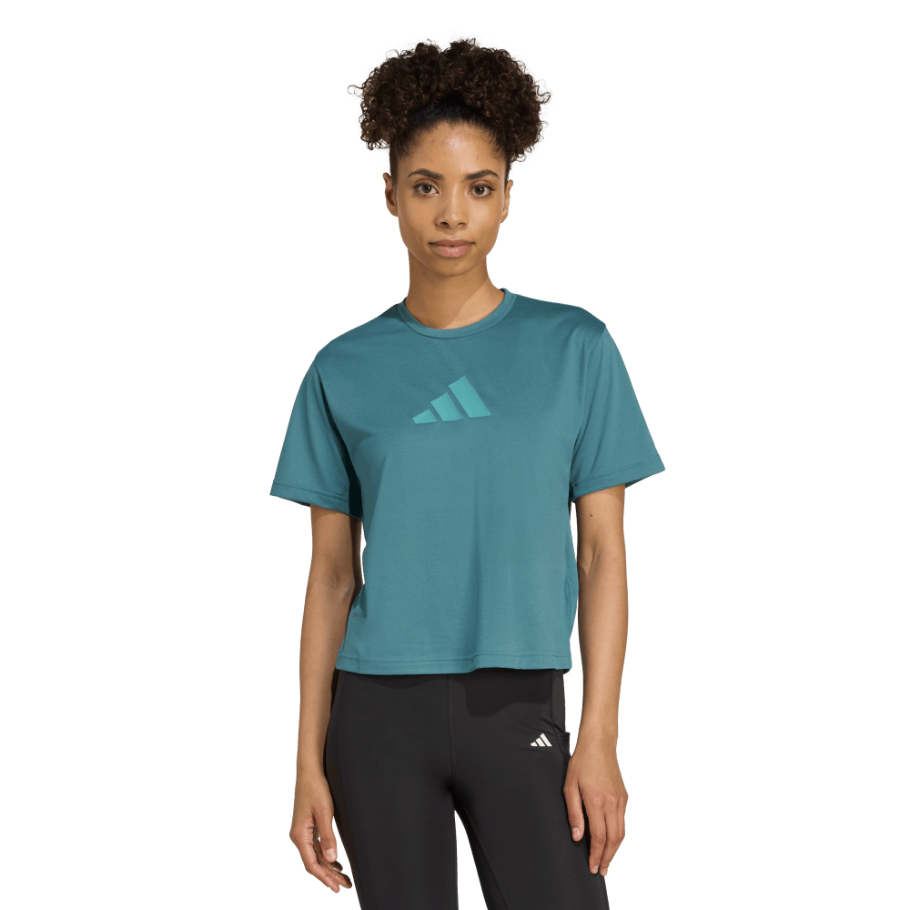 Adidas We Bl Tee Camiseta Manga Corta verde de mujer para entrenamiento