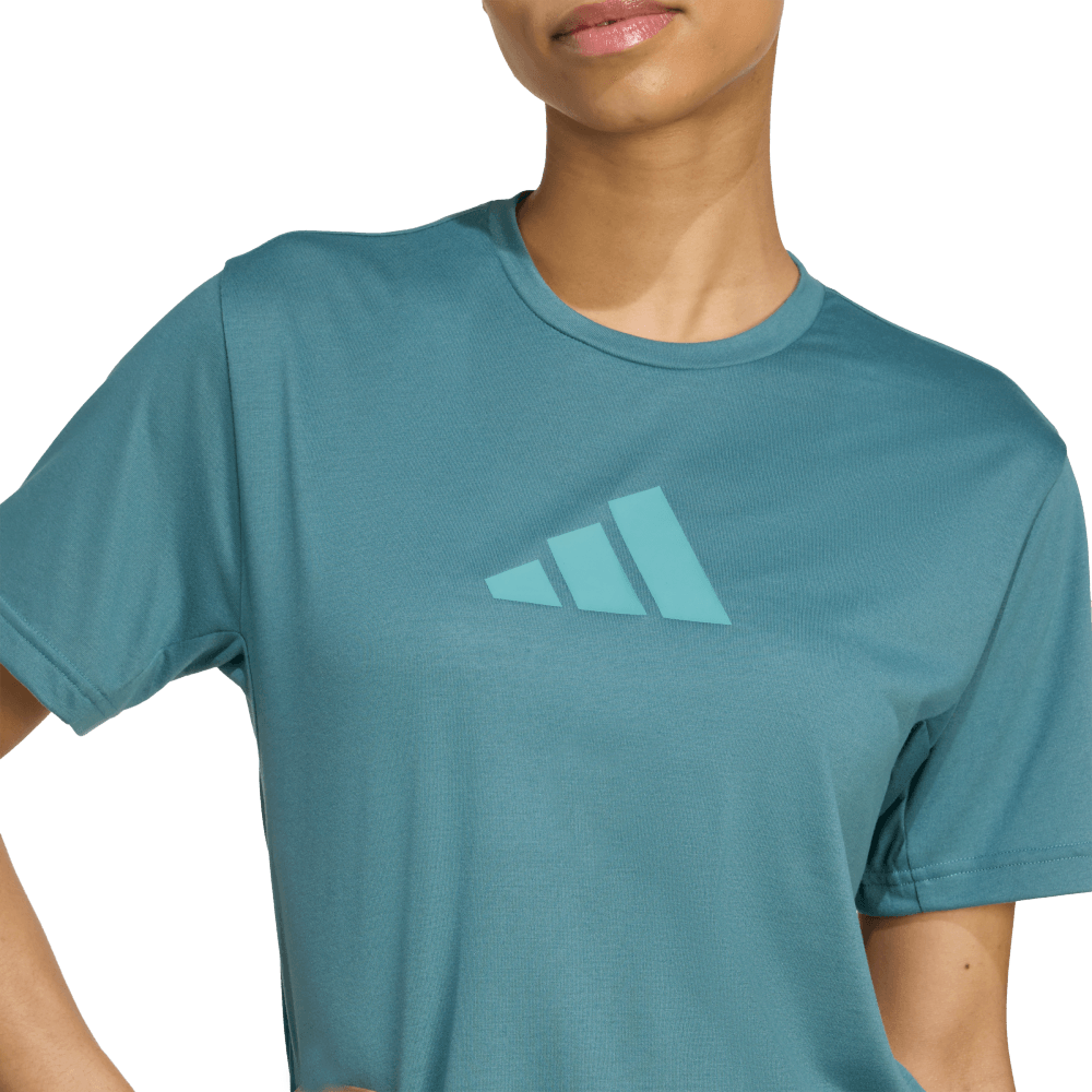 Adidas We Bl Tee Camiseta Manga Corta verde de mujer para entrenamiento